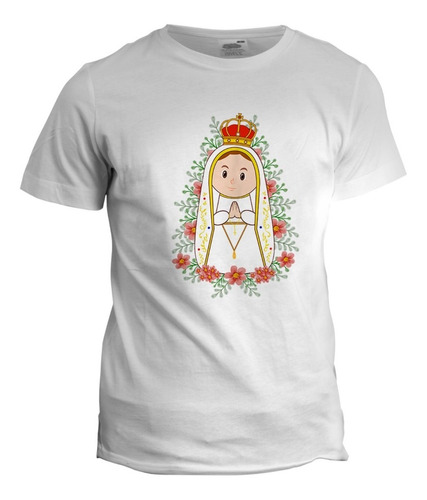 Camiseta Personalizada Nossa Senhora Fátima - Poliéster