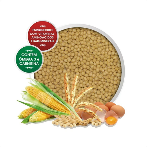 Saporito Natural 900g Ração Sem Corantes Biotron P Pássaros