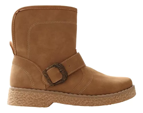 Botas Mujer 3 Suela Crepe Caña *shubox