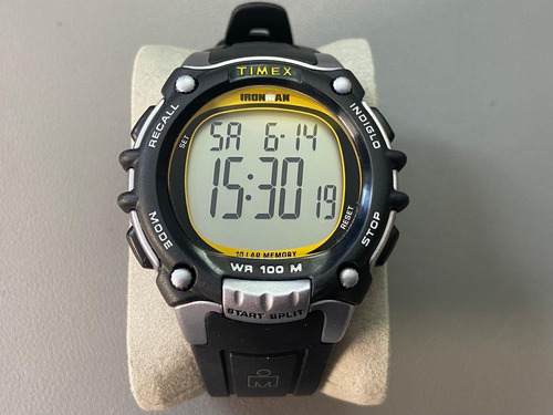 Reloj Timex Ironman 44mm Tw5m64600 Digital Negro Negro Gris (Usado)