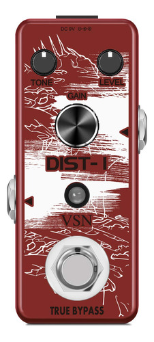 Pedal De Distorsion Vsn Pedales De Efecto De Guitarra De Car