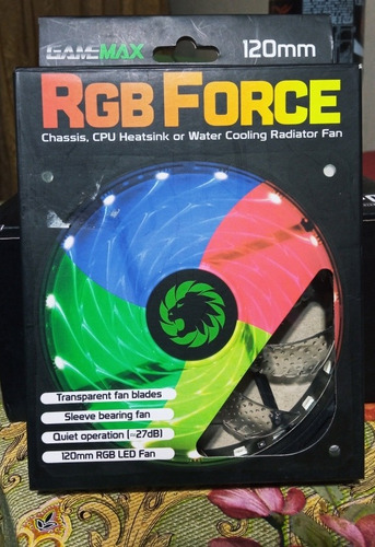 Juego 3 Ventiladores Gamemax Rgb Force 120mm Nuevos