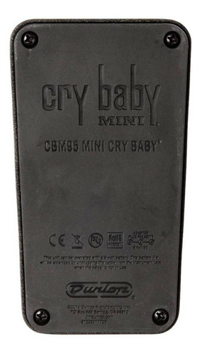 Imagen 4 de 6 de Pedal de efecto Cry Baby Mini Wah CBM95 negro