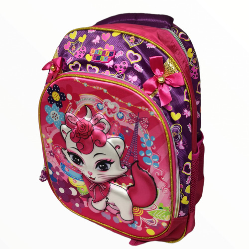 Mochila Escolar Infantil Unisex Modelos R U Z Golden Kids