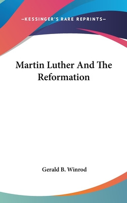 Libro Martin Luther And The Reformation - Winrod, Gerald B.