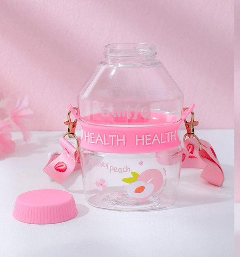 Linda Botella De Agua Bebidas Estilo Bebida Coreana Kawaii