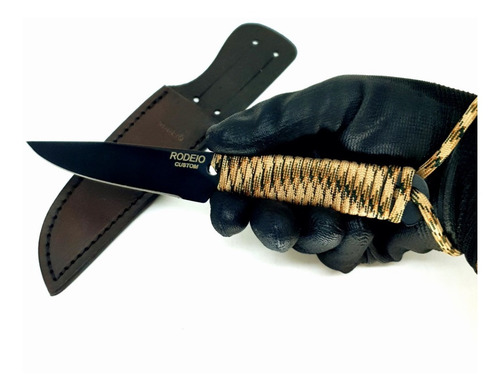 Imagem 9 de 10 de Faca Cutelaria Elmo Bushcraft Fr1 Aço Carbono Nova Original