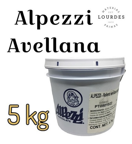 Relleno Alpezzi Avellana 5 Kg