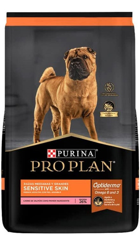Pro Plan Sensitive Skin Adult Perro Raza Mediana/grande 3kg