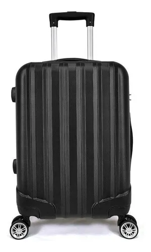 Mala De Bordo Abs 4 Rodas Adventure Fortt Preto - Mab01-pt