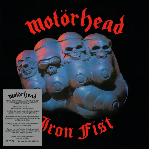 Motorhead Cd Iron Fist 40th Anniversary Edition 2022 2-cds