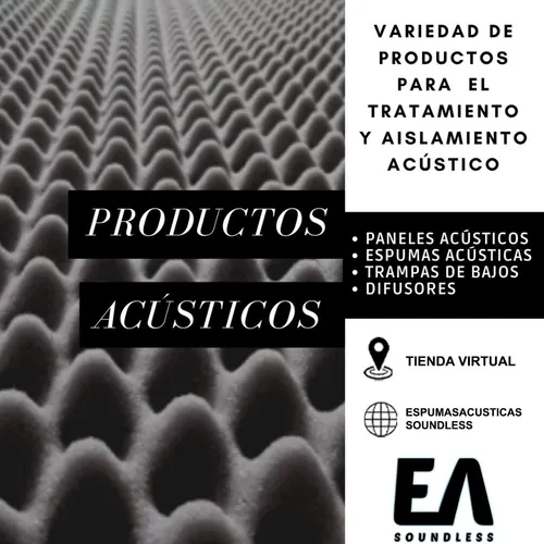 Combo X7 Espuma Acustica Para Estudio De 1x2mt Gabracion