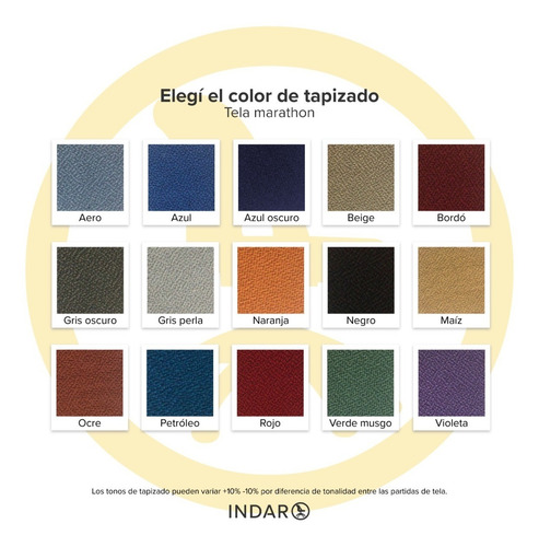 Imagen 7 de 10 de Silla De Escritorio Indar India Mesh Ergonomica Ejecutiva