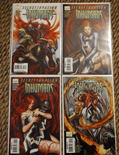  Marvel Secret Invasion: Inhumans 1-4 ! Serie Ingles C/u 450
