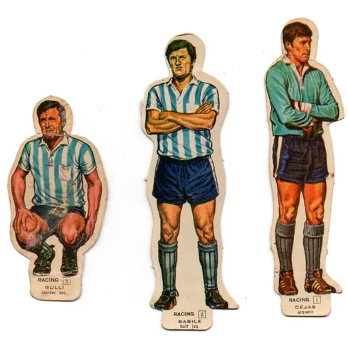 Figurita Rosario Central Silueta Futbol 1969 Idolos Mateos (Usado)
