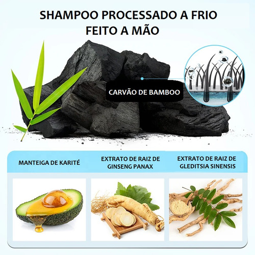 Shampoo Pure Hair Para Cabelo E Barba Escurecedor Grisalho*