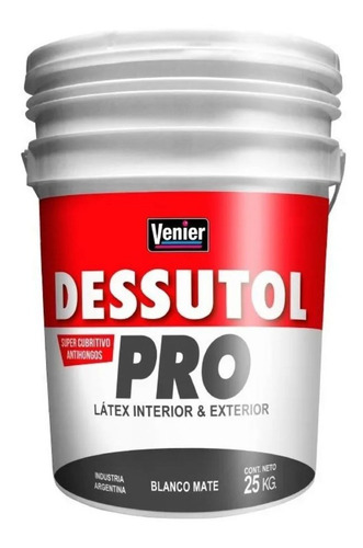 Dessutol Pro Interior Exterior Venier Blanco 25kg - Alfa