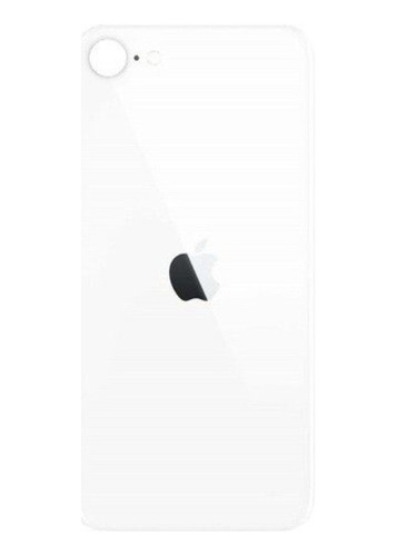 Tapa Trasera Vidrio Repuesto Para iPhone SE 2020 Big Hole