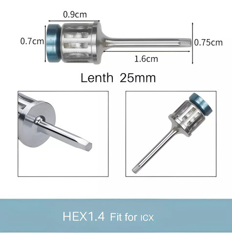 Juego De Destornilladores Universal Implantes/kit Protesico
