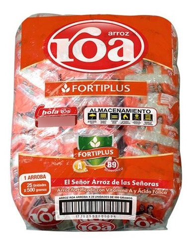 Arroz Roa Con Fortiplus 12.5 K Pack