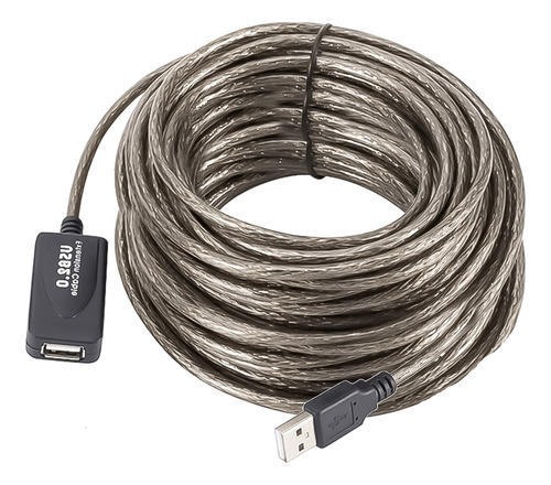 Cable Usb 2.0 Extensión 100% Cobre 15mt Mejor Calidad