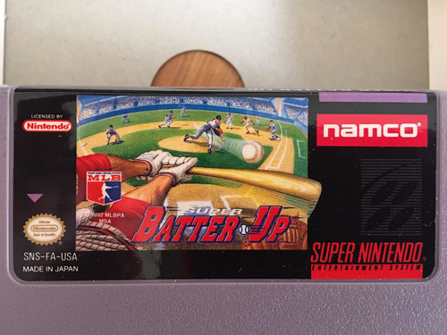 Videojuego Nintendo Snes Super Batter Up Namco 1992 En Caja (Usado)