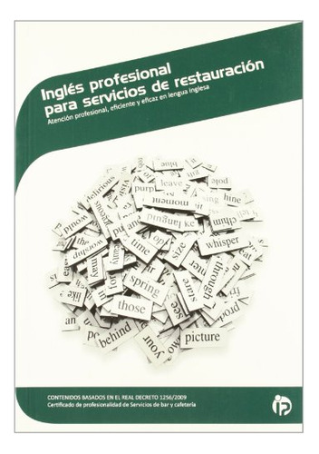 Libro Inglés Profesional Para Servicios De Restauración De D