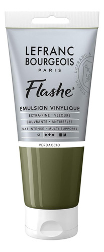 Pintura De Vinilo Flashe, Tubo De 80 Ml (2.7 Oz), Verda...