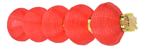 Linterna Solar De Tela, 10 Pulgadas, 5 Cuerdas, Led, Imperme