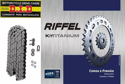 Kit Relação Riffel 45d Corrente Did Kawasaki Versys 300