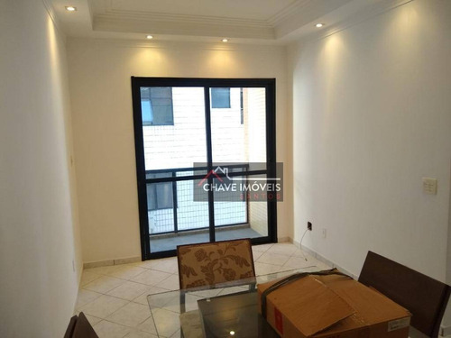Imagem 1 de 16 de Apartamento Com 2 Dormitórios À Venda, 70 M² Por R$ 390.000,00 - Aparecida - Santos/sp - Ap0197