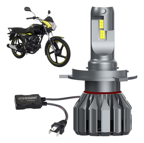 Foco Led H4 Moto Italika Ft150 Ts 15000lm Motocicleta Luces