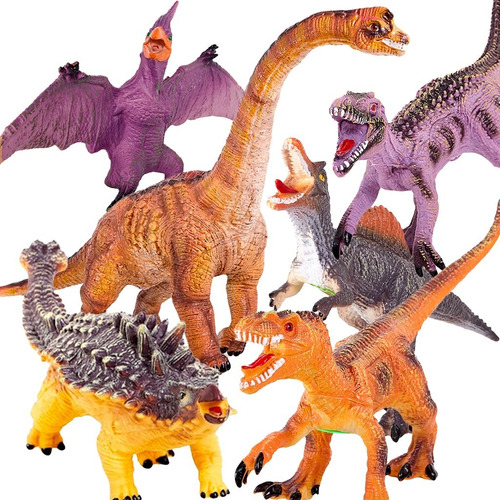 Dinosaurios Soft Con Sonido Aire 30cm Varios Modelos Wabro