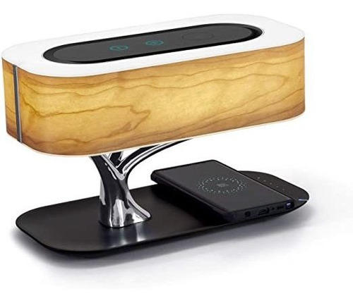 Ampolla Lámpara De Noche Con Altavoz Bluetooth Y Cargador In