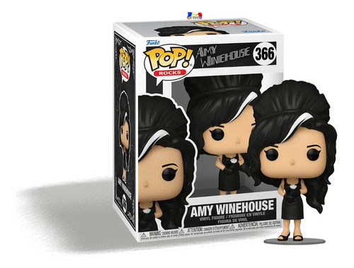 Amy Winehouse Vestido Negro Back To Black Funko Pop Cf
