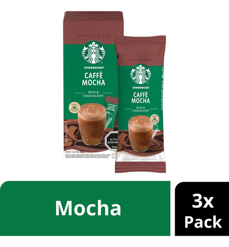 Café Starbucks® Mocha X3 Cajas