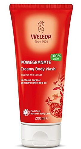 Weleda Creamy Body Wash, Granada, 6.8 Onzas