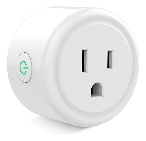 Mini Smart Plug, Wifi Plugs Funciona Con Alexa Y Google Hom