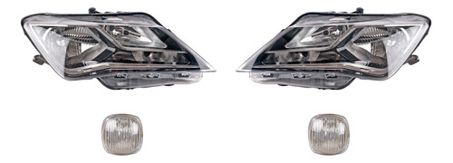 2 Faros + 2 Cuartos Depo Toledo Del 2013 Al 2015