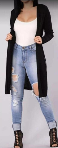 Imagen 3 de 3 de Cardigans Largos Talla Única