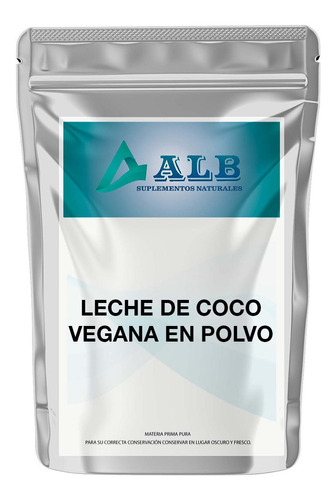 Leche De Coco Pura En Polvo 500 Gr Alb