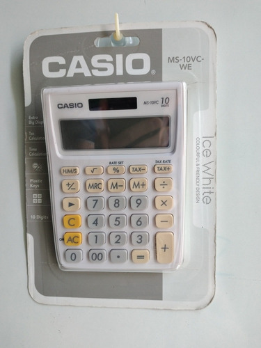 Calculadora Casio Escritorio Ms-10vc-we.100% Original. 