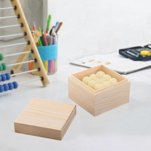 Caja De Almacenamiento De Madera Joya De Joya Portátil De S