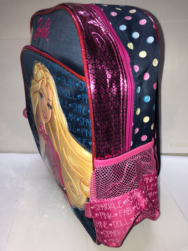 Imagen 2 de 4 de Mochila 16 Espalda Barbie Duendesyprincesas