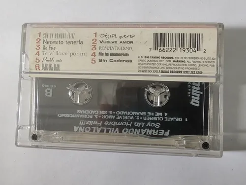 Cassette De Fernando Villa Lona Soy Un Hombre Feliz(#1980 (Usado)