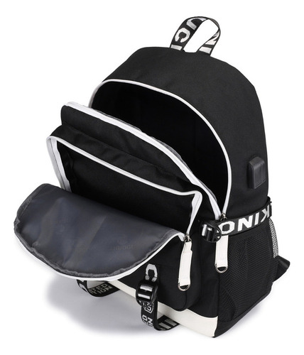 Anime Dragron Ball Mochila Goku Negro Con Usb Para Hombre Estudiante Mujer Estudiante De Dibujos Animados Lindo Kawaii Para Los Aficionados Durable Db
