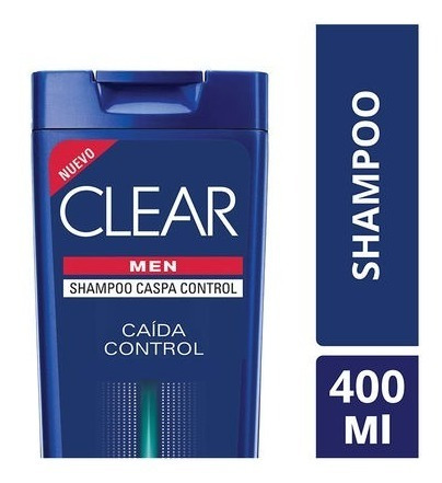 Clear Shampoo Men Control Caída 400ml