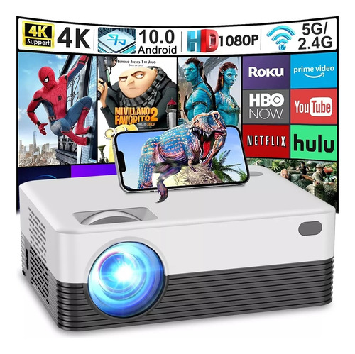 Proyector Profesional Android Wifi Bluetooth 4k 6000 Lumen