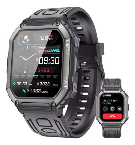 Militar Reloj Inteligente Hombre Impermeable Smartwatch 2024