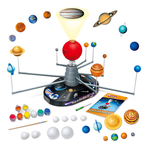 Playz Kit De Modelo De Sistema Solar Premium Para Ninos, Mot